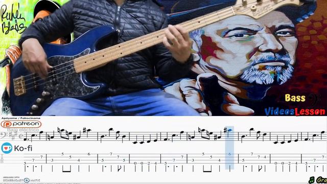 Maestra Vida Ruben Blades (Bass Only+Metronome)PDF+GUITARPRO+BACKINGTRACK смотреть онлайн