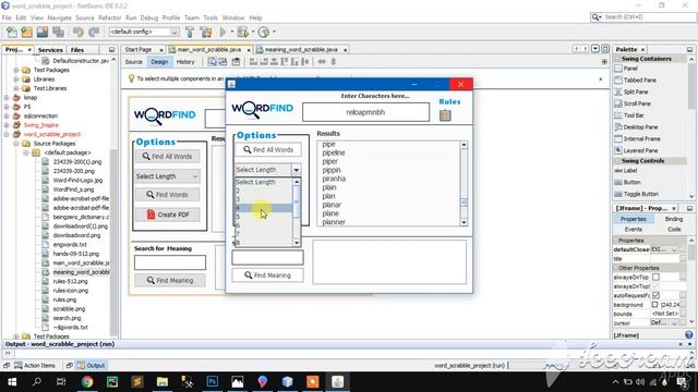 Word Scrabble Project In Java Netbeans смотреть онлайн