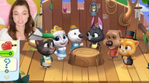 АНДЖЕЛА выходит ЗАМУЖ за КАРТУН КЭТА!? ГОВОРЯЩИЕ ДРУЗЬЯ СНОВА в БЕДЕ *картун кэт напал на друзей*