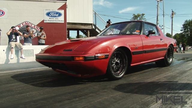 Xavy Racing's Insane 13B FB Mazda RX-7 at Import Face Off 5/21/17 смотреть онлайн