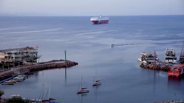 КРАСНОЕ МОРЕ В ИЗРАИЛЕ. ПОРТ НА КРАСНОМ МОРЕ. КОРАБЛИ НА РЕЙДЕ И В ПОРТУ смотреть онлайн