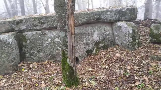 Первый из дольменов рядом с посёлком Новый, Абинский район смотреть онлайн