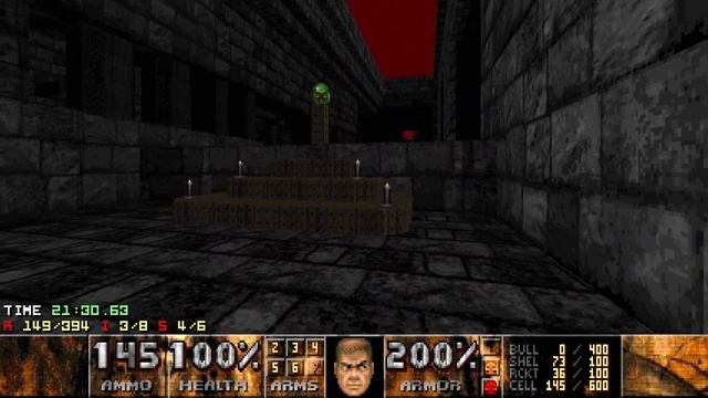Doom II: Scythe 2 - MAP27 (Afterlife II) - Ultra-Violence 100% смотреть онлайн