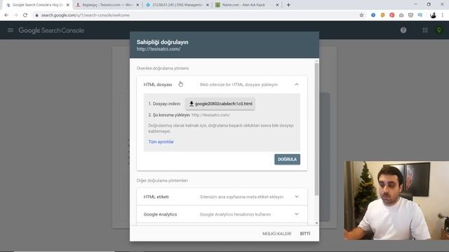Google Search Console'a Web Sitenizi Ekleme ve Doğrulama смотреть онлайн