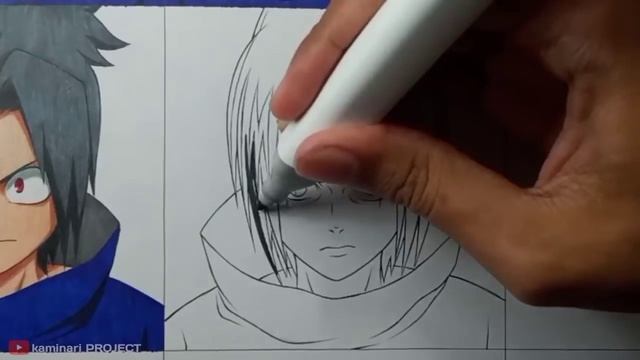 Drawing Sasuke uchiha in 9 different anime styles смотреть онлайн
