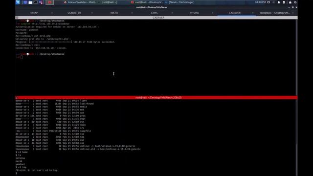 Defeating the evil NARAK! Using CeWL, Hydra, and Cadaver to exploit WebDav. Narak Walkthrough. смотреть онлайн
