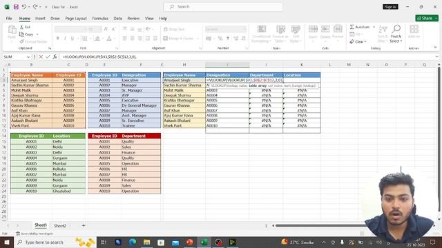 MS Excel | Basic to Advance | Nested Vlookup смотреть онлайн