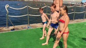 Отдых с детьми на Черном море от Благовещенская до Возрождение. 2017