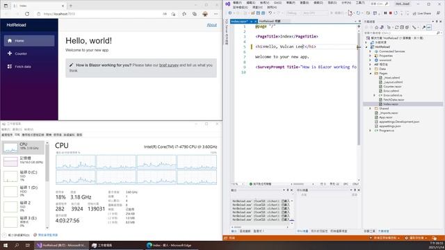 Blazor 熱重載 HotReload i7 4790 смотреть онлайн