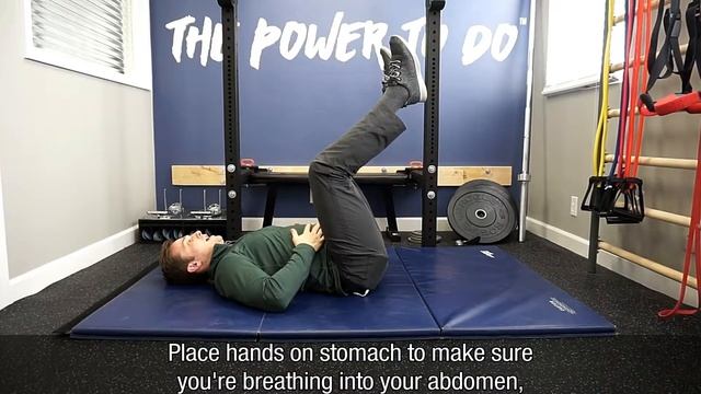 Heel Taps For Better Core Control | Plymouth Back Pain Experts | DNS 3 Months Supine Dead Bug смотреть онлайн