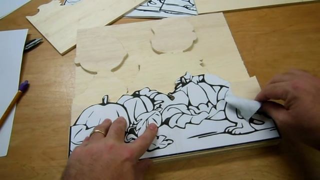 Make layered scroll saw art from a picture! (SWC Scroll Saw Contest 2015) смотреть онлайн