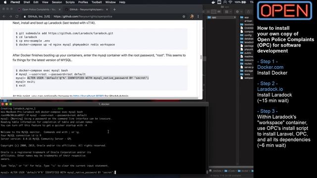 How to create a Docker dev environment for Open Police Complaints смотреть онлайн