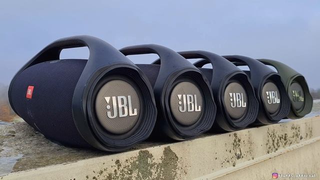 bass test - 5x JBL Boombox 2 (100% Vol.) смотреть онлайн