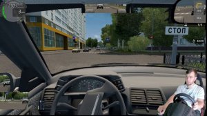 City Car Driving на руле с мкпп и педалями