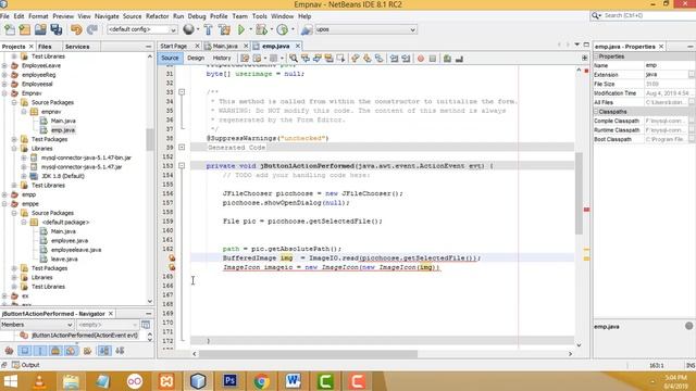 Records Navigation using Java and Mysql Part 1 смотреть онлайн