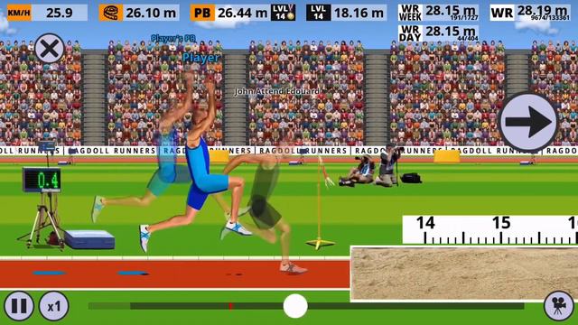 Ragdoll Runners: God tier triple jump смотреть онлайн