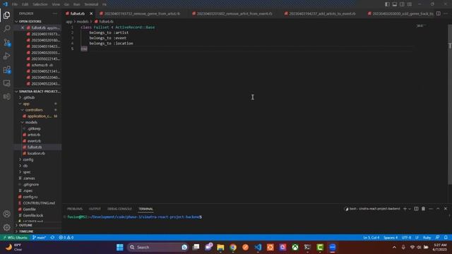 Ruby Sinatra / React Full Stack Application - EDM Concert Set API смотреть онлайн