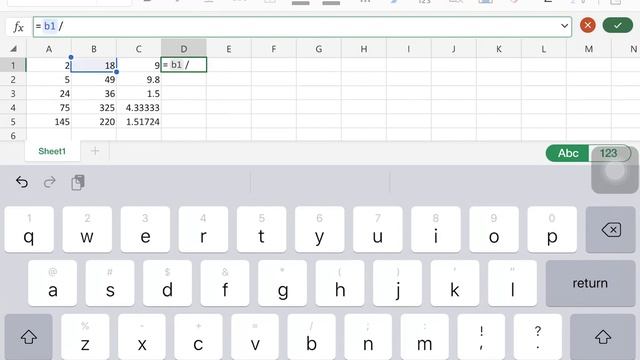 Using Formulas on Excel - on iPad #excel #tutorial смотреть онлайн