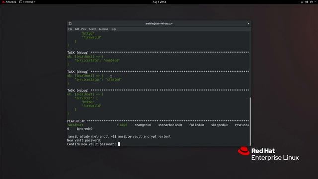 RHCE v8 Practice Session: Use Ansible Vault in playbooks смотреть онлайн