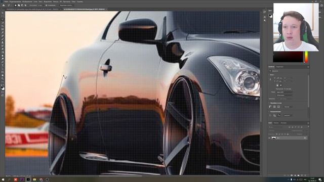 Как поменять задний фон у объекта на фото в фотошопе смотреть онлайн
