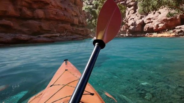 Kayak VR: Mirage - kayaking down Kings Canyon Australia, then briefly in Costa Rica and Antarctica