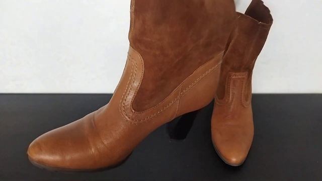 Замшевые полусапожки женские на каблуке 39 размер. смотреть онлайн