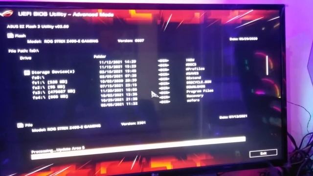 ASUS ROG Z490-E GAMING Updating Bios Using AI SUITE 3 - NO USB! for intel 11th gen CPUs i9 11900k смотреть онлайн