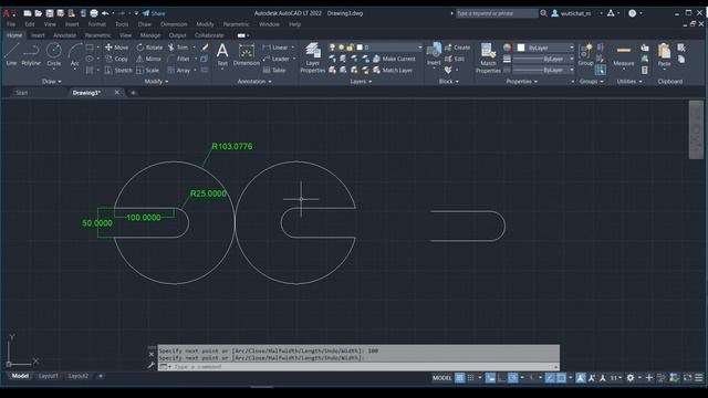 EP2 การใช้งาน Polyline , Circle และ Arc (Autocad LT 2022) смотреть онлайн