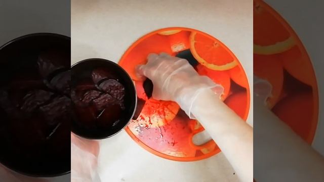 Брускетта с запеченой свеклой, крем-сыром и рукколой. смотреть онлайн