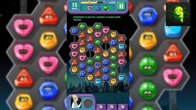 Android games | Futurama: Game of Drones | puzzle android смотреть онлайн