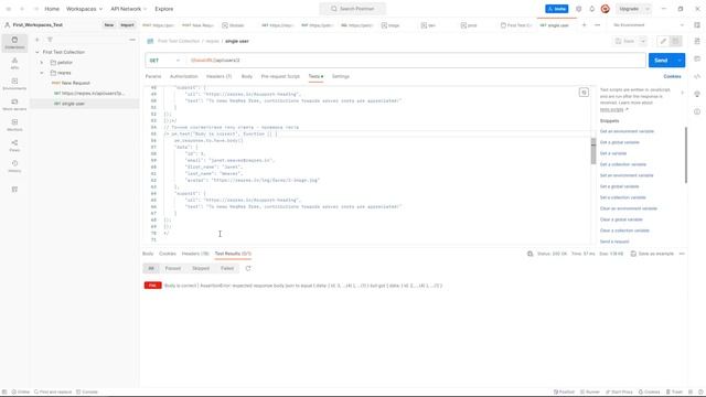 QA 4. Postman. Snippets в Postman. Автотесты. смотреть онлайн