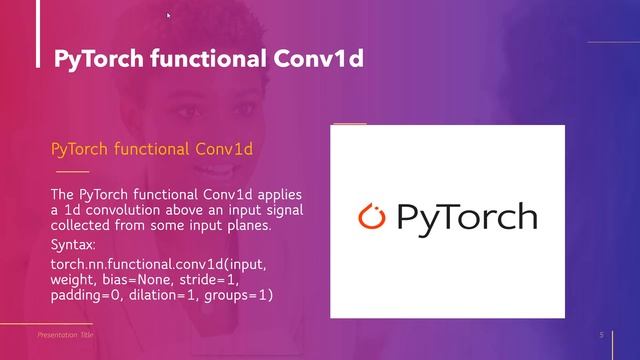 How to use PyTorch Conv1d | PyTorch nnConv1d in Python смотреть онлайн