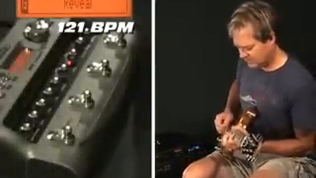 Line 6 JM4 Looper Delay Loop Foot Pedal смотреть онлайн