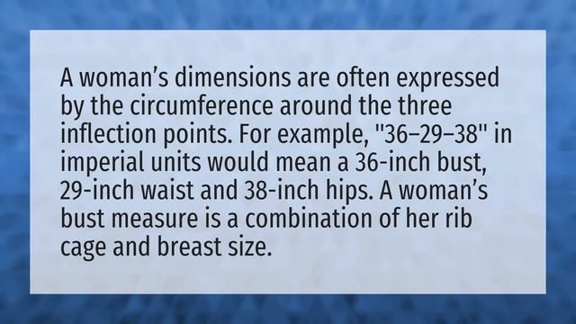 What Is The Meaning Of 36 24 36 Figure?