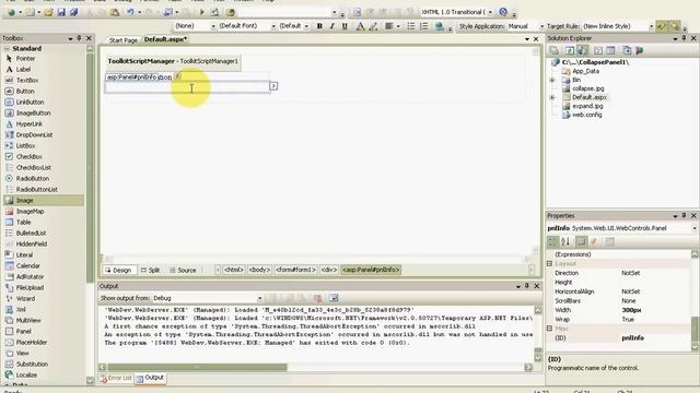 Collapsible Panel using AJAX in ASP.NET смотреть онлайн