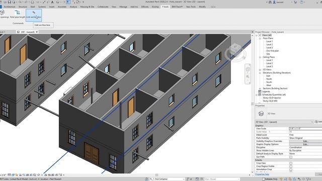 Revit plug-in - Рамка выбора для элементов в связанных моделях смотреть онлайн