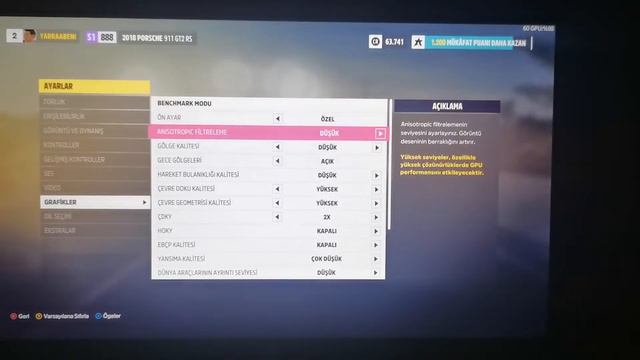 Forza Horizon 5 Grafik ve FPS kanıt videosu смотреть онлайн