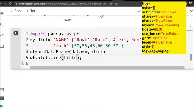 Python Pandas Plot Line graph by using DataFrame from Excel file with options & to save as image смотреть онлайн