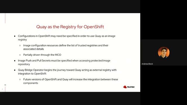 Red Hat Quay and Red Hat OpenShift смотреть онлайн