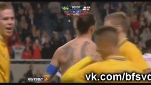 Гол Ибрагимовича ножницами с 30-ти метров!