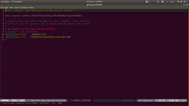 Revert a commit with by its sha with `git revert sha` смотреть онлайн