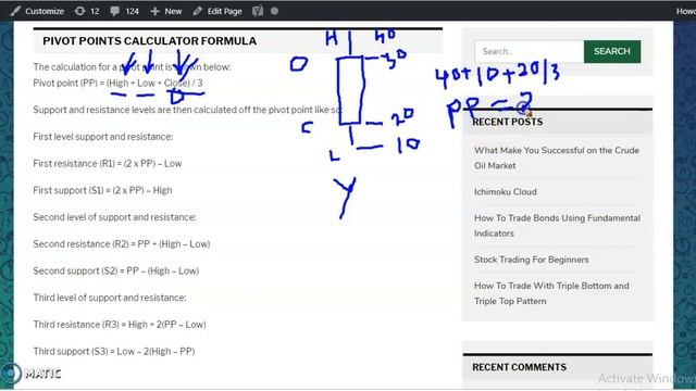 How to Calculate Pivot Point, R1, R2, R3 and S1, S2, S3 смотреть онлайн