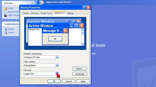 Changing Windows XP Font смотреть онлайн