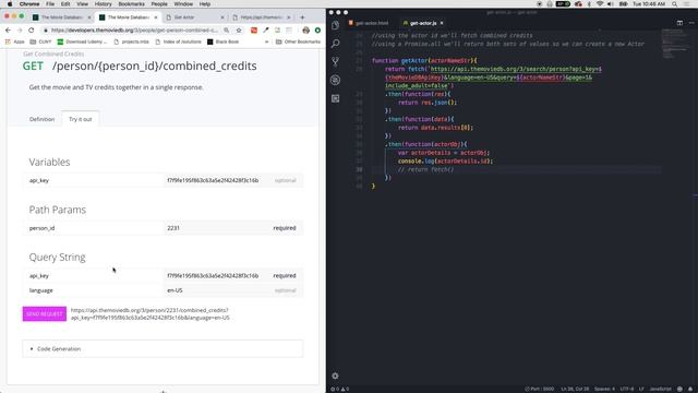 the movie database api Actor constructor tutorial смотреть онлайн