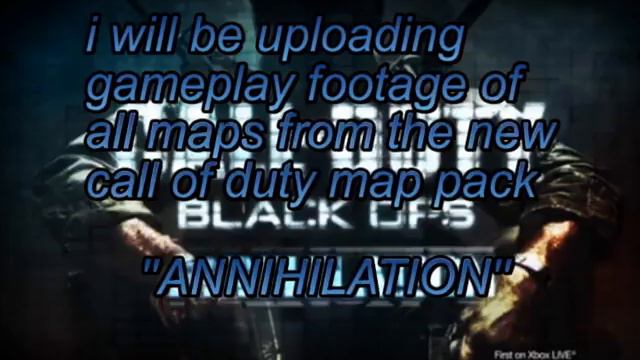 Call of Duty Black Ops DLC Annihilation Gameplay* смотреть онлайн