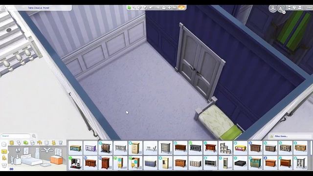 Twin Oracle Point Manor | 6 bedroom | The Sims 4 | Speed Build | Download смотреть онлайн