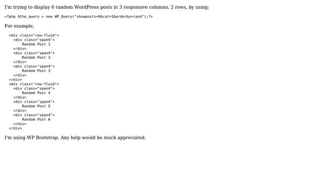 Wordpress: Display WP posts in 3 responsive columns смотреть онлайн