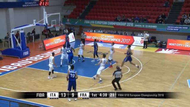 Frank Ntilikina MVP 2016 FIBA U18 European Championship смотреть онлайн