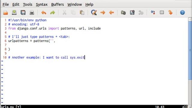VIM UltiSnips + PythonImport смотреть онлайн