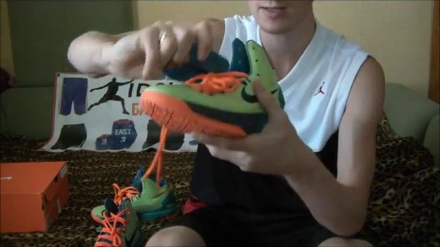 Разбор характеристик и отличий копии кроссовок Nike Kd V 5 от Idshop23.com смотреть онлайн